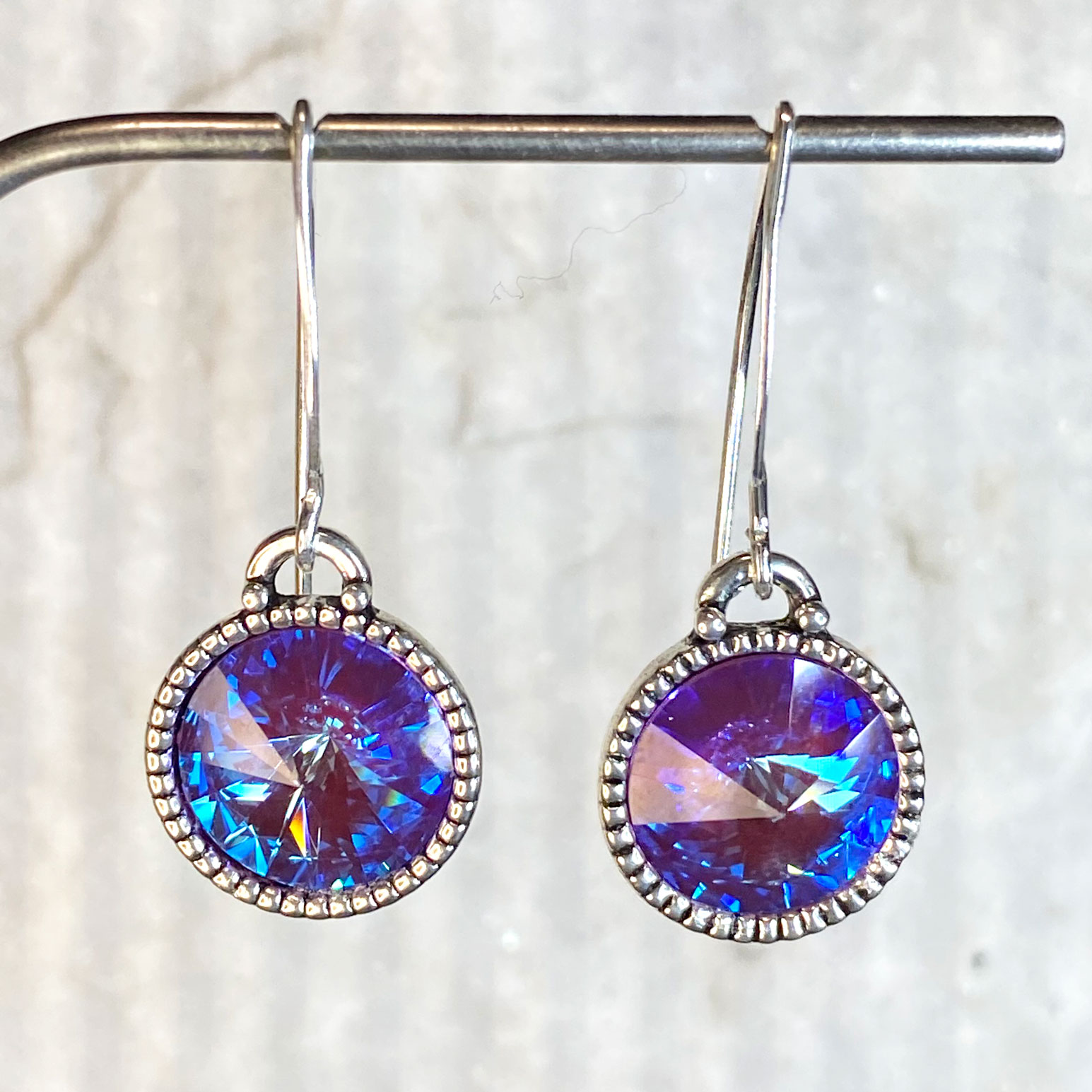 Handmade Earrings with Swarovski Crystals Earrings with Swarovski Crystals